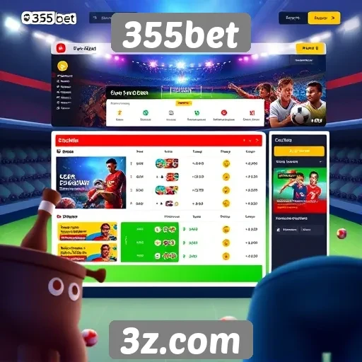 Interface do usuário e experiência de navegação na 355bet