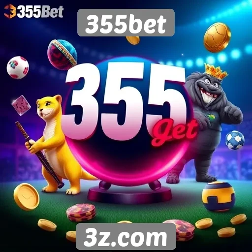 Variedade de jogos disponíveis no 355bet